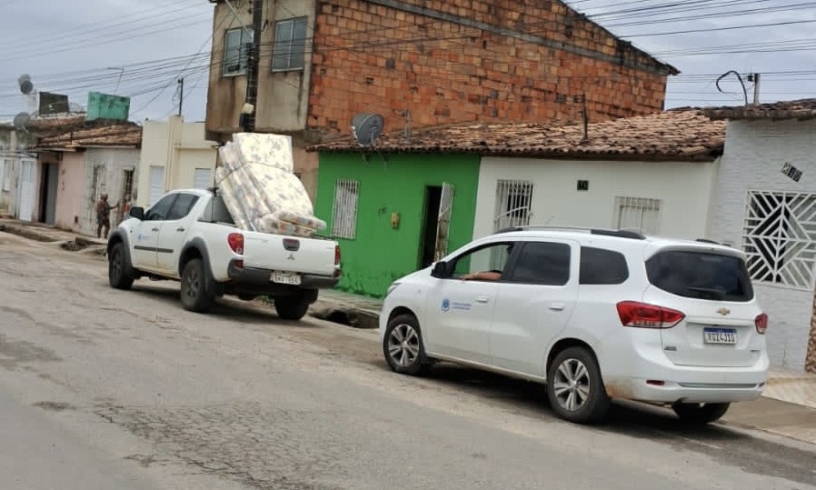 Assistência Social e Defesa Civil atuam em bairros afetados por chuvas em Lagarto