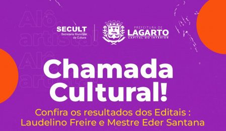 Prefeitura de Lagarto anuncia lista de selecionados nos editais da Lei Paulo Gustavo de incentivo à cultura