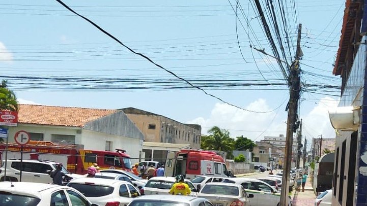 Acidente de trânsito deixa pedestre ferido no Centro de Aracaju