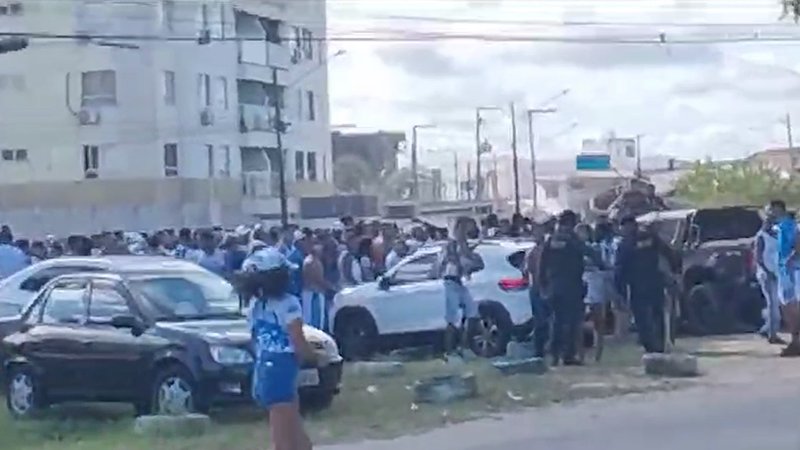 Cenas de violência marcam o domingo de clássico entre Sergipe x Confiança