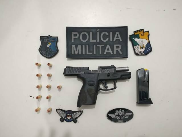 PM prende homem e apreende arma de fogo no Bairro Jardins