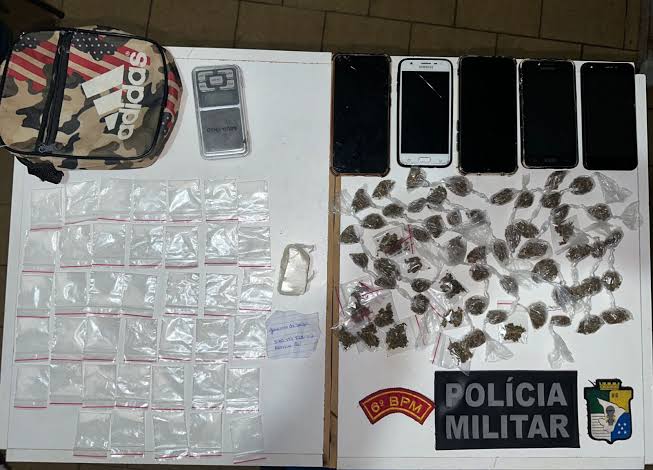 Polícia Militar prende duas mulheres por tráfico de drogas na cidade de Itaporanga d’Ajuda