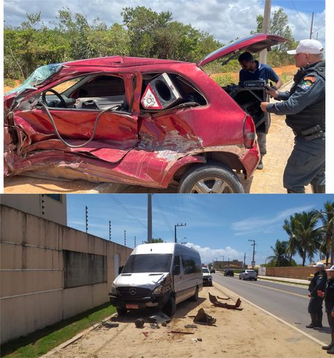 Motorista é preso em flagrante por dirigir embriagado e causar acidente na Praia do Abaís