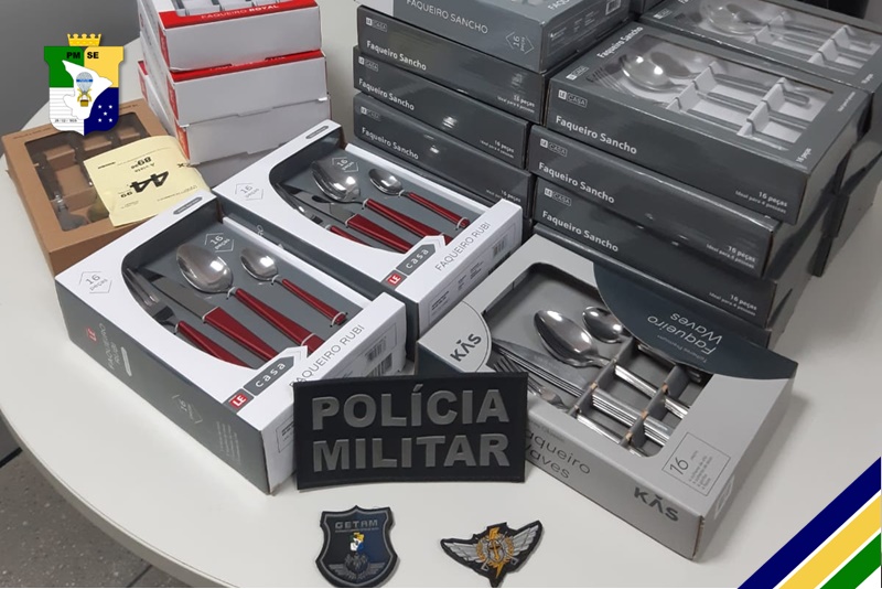 Polícia Militar prende homem suspeito de furtar produtos de loja em Itabaiana