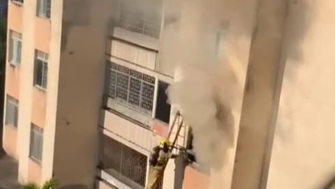 Incêndio atinge apartamento no bairro Grageru na capital