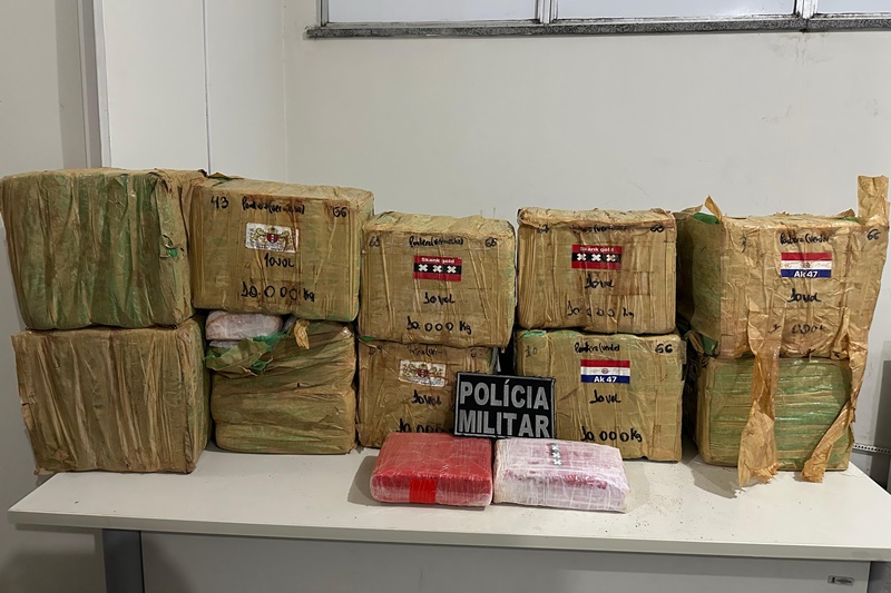 Polícia Militar apreende 110 kg de entorpecentes em Aracaju