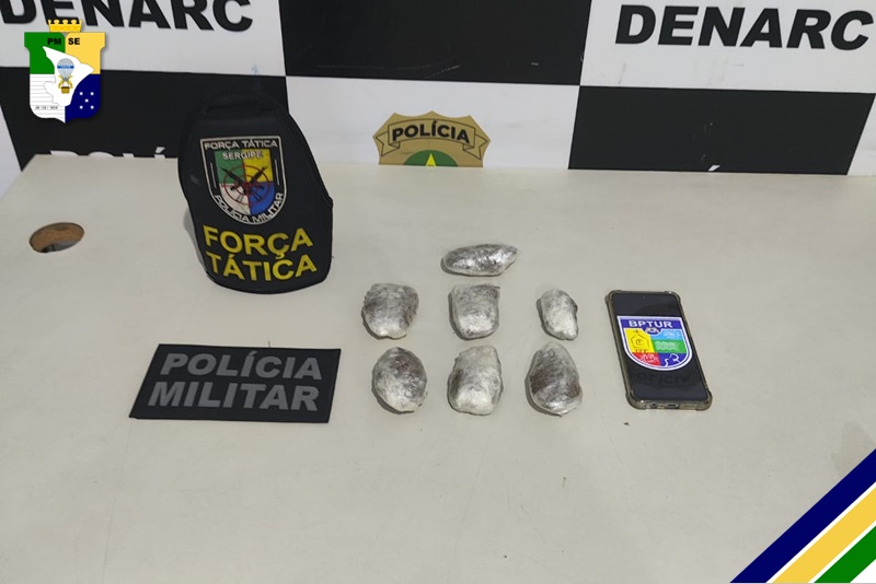 Polícia Militar prende homem por tráfico de drogas no Bairro Aeroporto