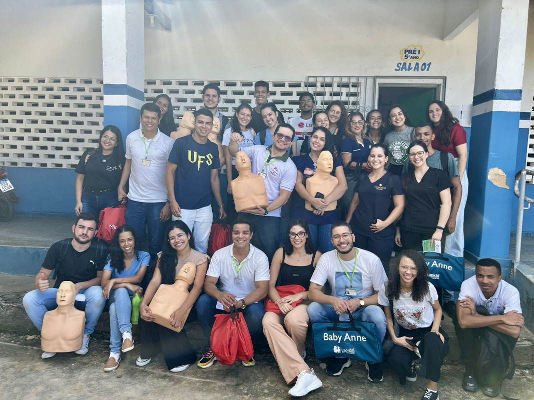 Projeto Suporte Básico de Vida capacita alunos e equipe escolar da Rede Municipal em Lagarto