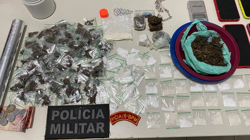 Duas mulheres e um homem são presos por tráfico de drogas em Itaporanga