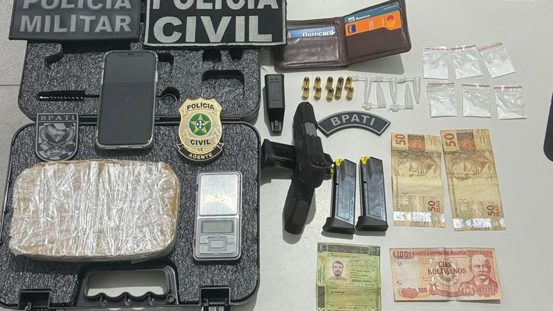 Suspeito de tráfico de drogas é preso no município de Lagarto