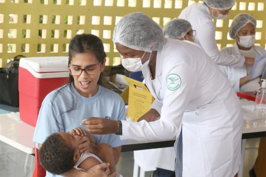 Aracaju inicia vacinação contra poliomielite para crianças menores de 5 anos na segunda, 27