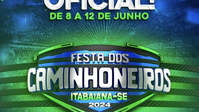 Divulgada a programação da 57ª Feira do Caminhão e Festa dos Caminhoneiros. Confira: