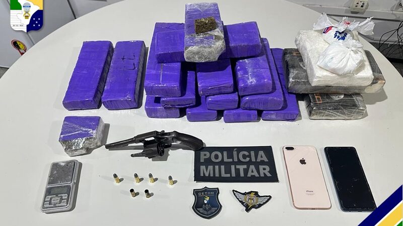 Polícia Militar apreende arma, drogas e desarticula esquema de tráfico em Itabaiana