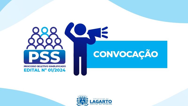 Prefeitura de Lagarto convoca candidatos classificados para vagas na Semed