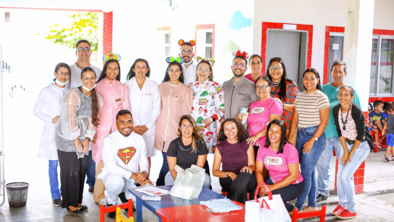 Prefeitura de Lagarto promove ação de saúde bucal na unidade de ensino infantil Prof.ª. Júlia Maria