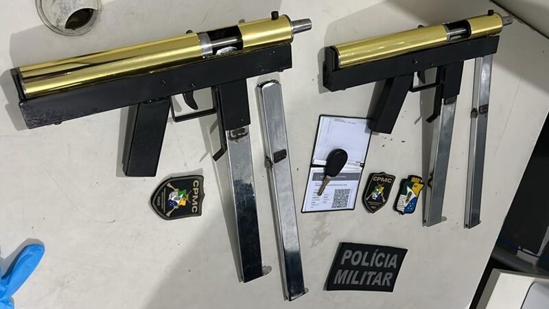 Polícia Militar apreende duas submetralhadoras e carregadores durante ação na Zona Sul de Aracaju