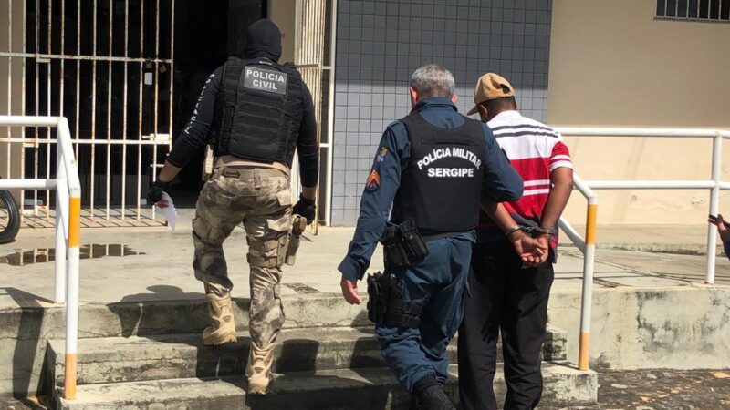 Ação conjunta prende suspeito de tentativa de feminicídio em Ribeirópolis