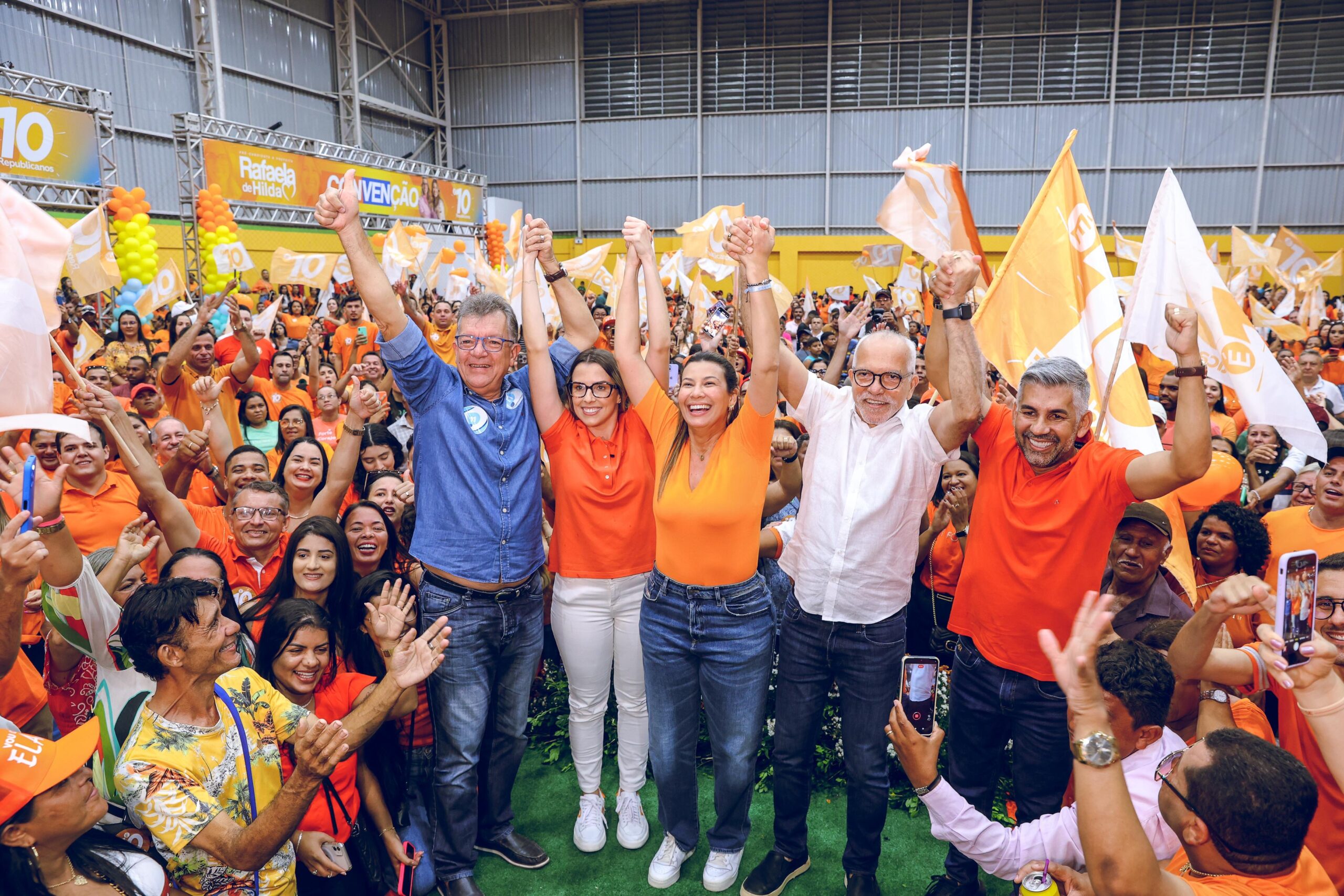 Campanha de Rafaela de Hilda ganha força com apoios de Márcio Macedo, Lurian Lula, Laércio Oliveira e Edvaldo Nogueira