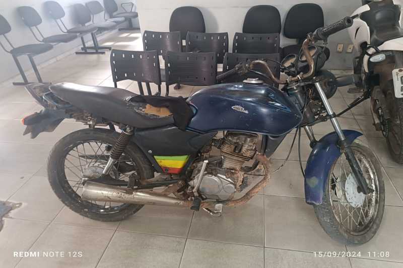 PM apreende motocicleta com indícios de adulteração em Lagarto