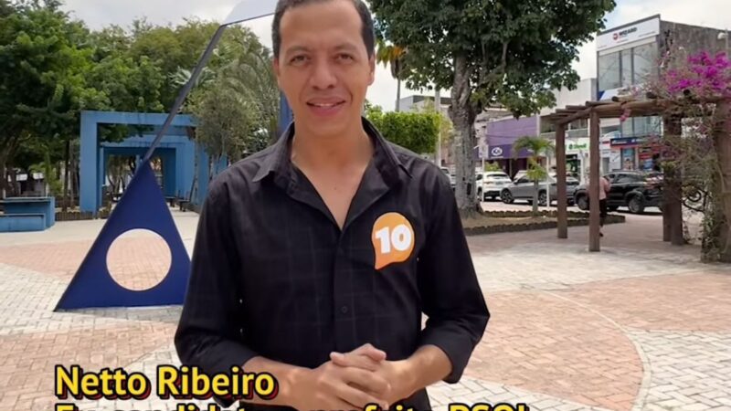 Ex-candidato a prefeito, Netto Ribeiro, declara apoio à Rafaela