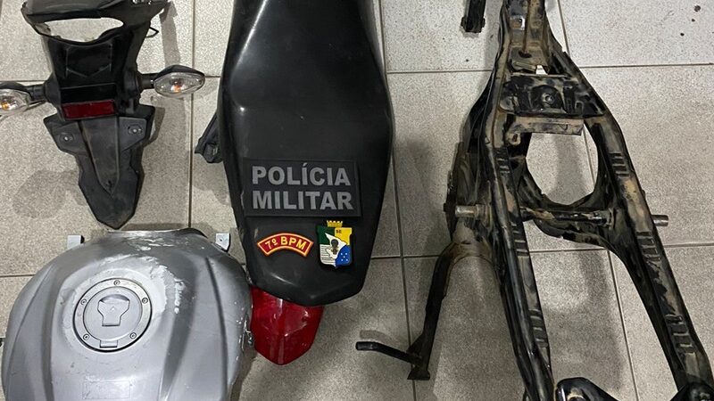 PM prende suspeito por receptação de peças veicular em Lagarto