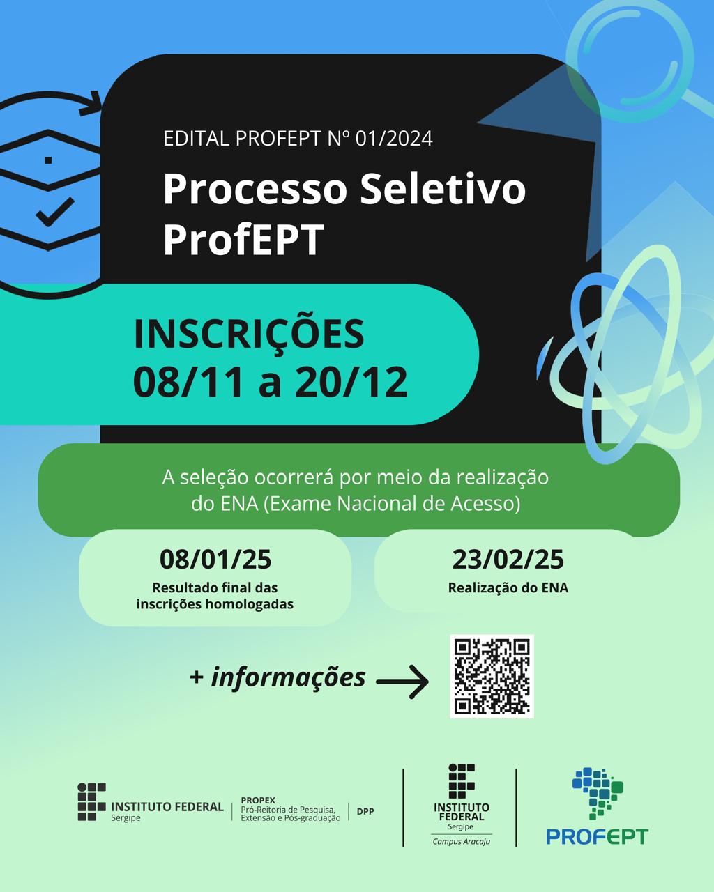 IFS oferta 22 vagas para Mestrado Profissional em Educação Profissional e Tecnológica