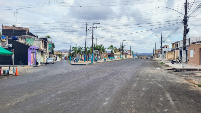 Prefeitura de Lagarto entrega revitalização asfáltica na Rua Santo Amaro