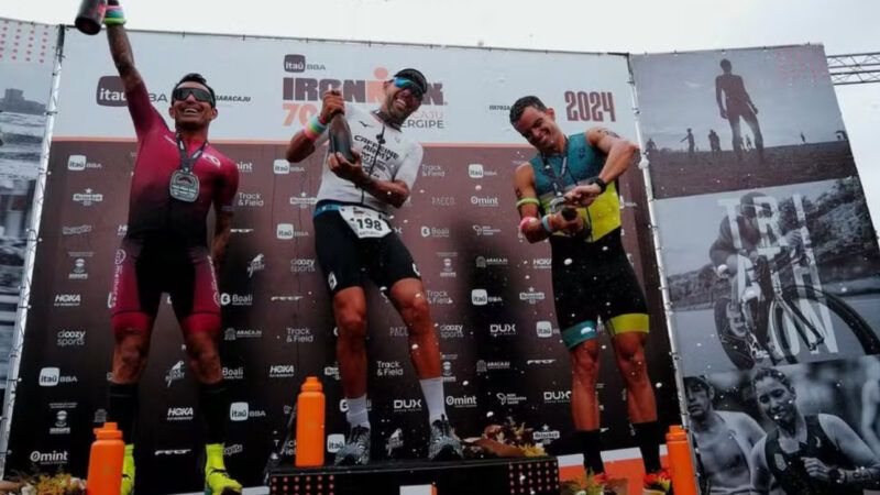 Rômulo Menezes garante bronze na primeira edição do Ironman em Aracaju