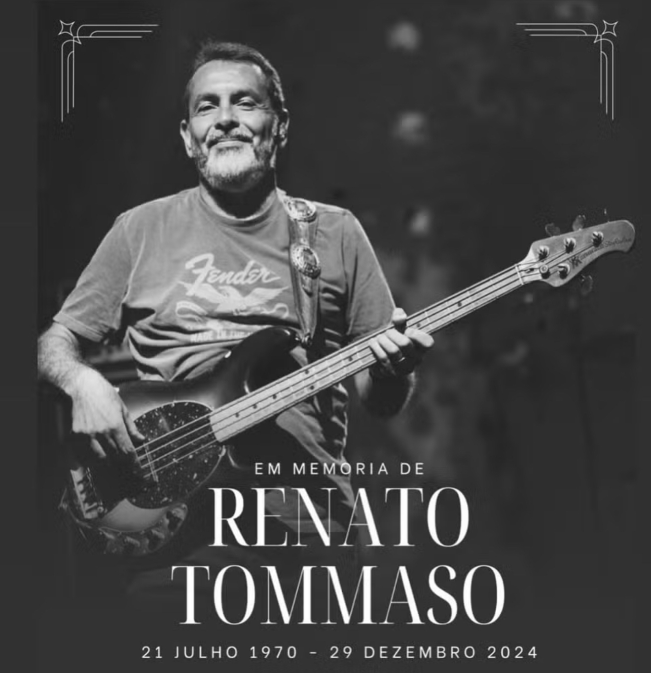 Morre músico e roadie do Jota Quest, Renato Tommaso, aos 54 anos