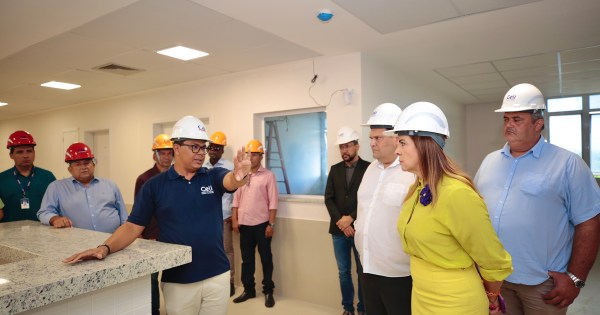 Governadora em exercício visita obras do Hospital do Câncer de Sergipe