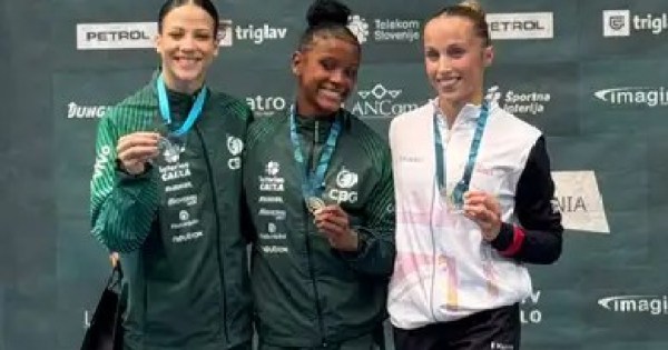 Ginástica brasileira faz dobradinhas em Copa do Mundo na Eslovênia