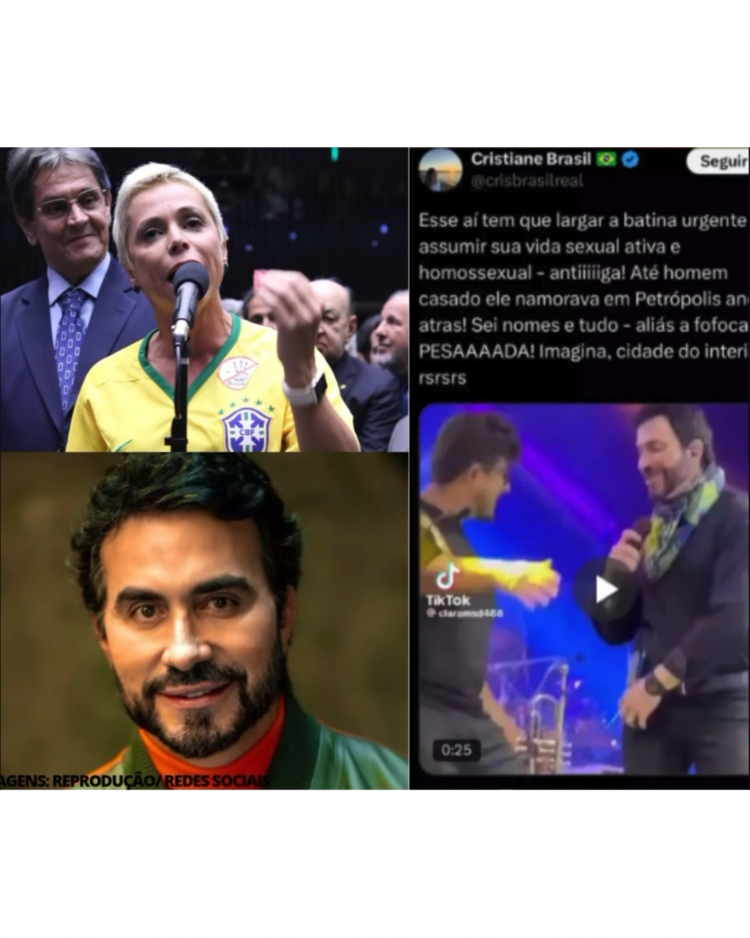 Cristiane Brasil faz polêmica acusação sobre Padre Fábio de Melo nas redes sociais