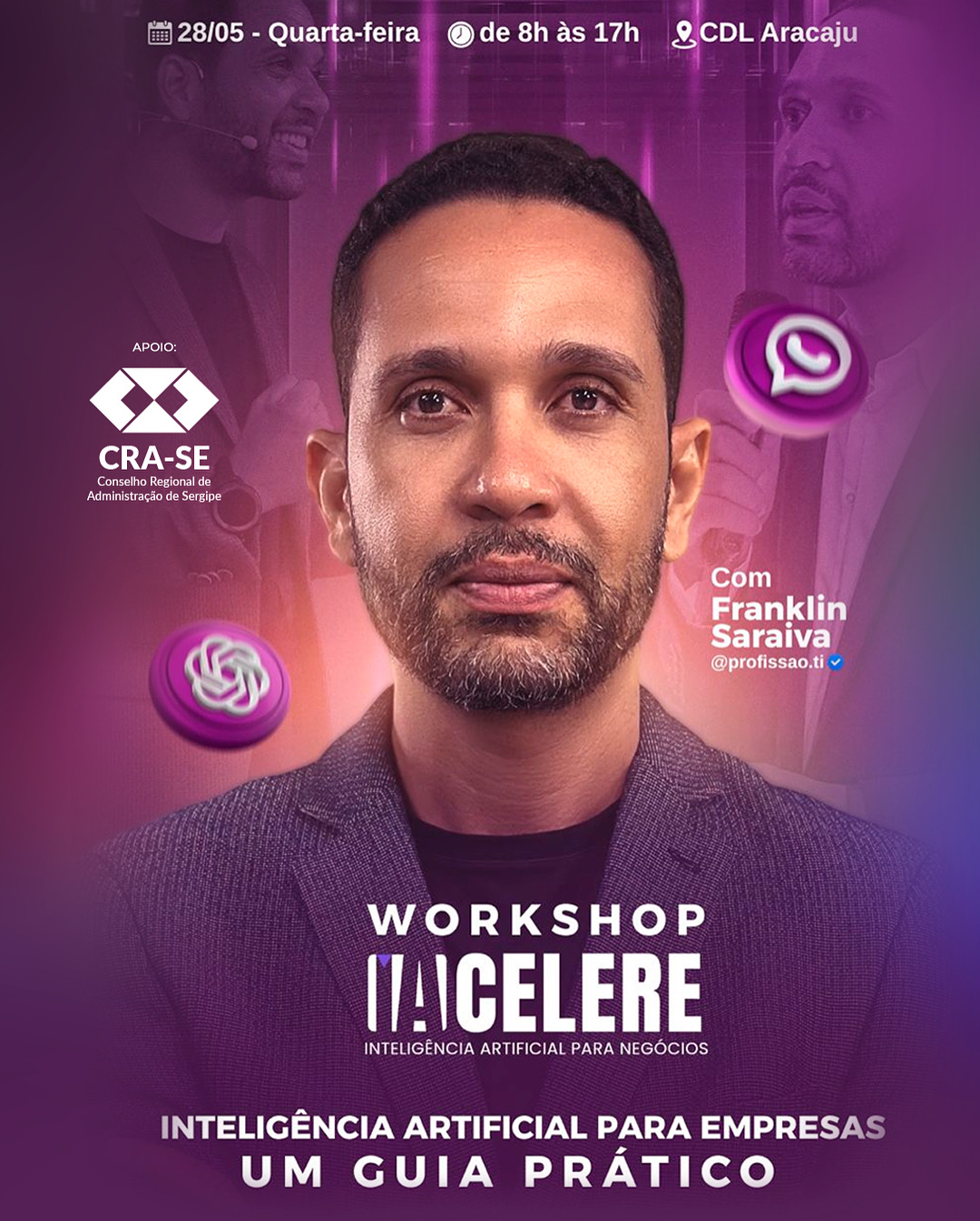 Workshop IACELERE ensina uso de Inteligência Artificial na gestão empresarial