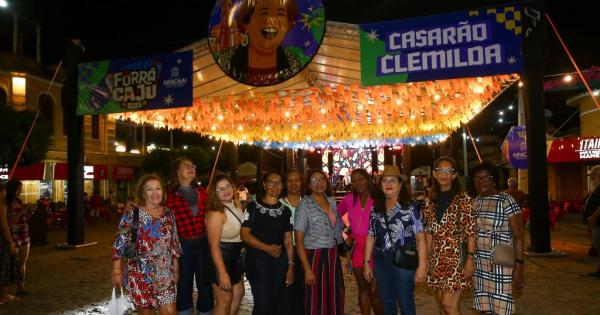 Casarão da Clemilda atrai famílias e turistas para aproveitar o Forró Caju 2025