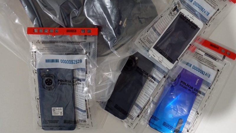 Celulares são apreendidos em investigação de exploração sexual de adolescentes em Aracaju