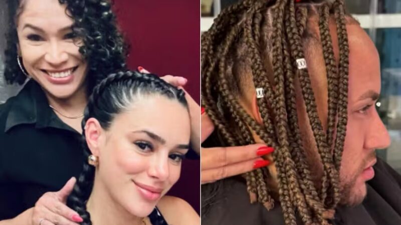 Neymar manda jatinho buscar cabeleireira para cuidar do novo visual