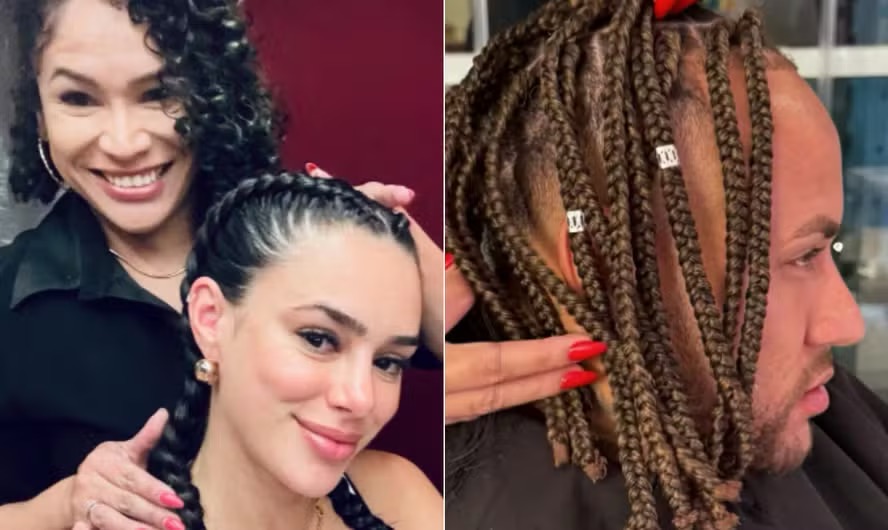 Neymar manda jatinho buscar cabeleireira para cuidar do novo visual