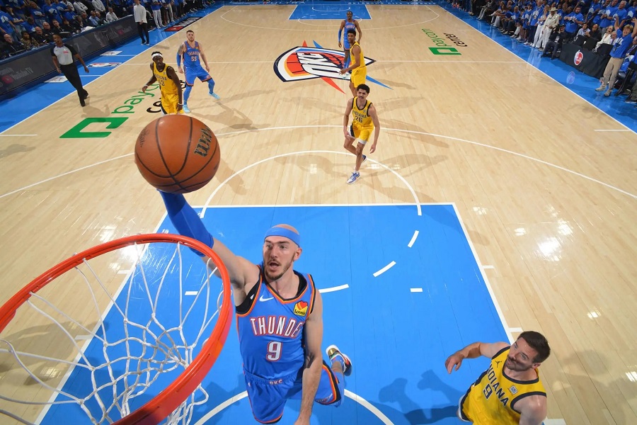 O Oklahoma City Thunder vence os Pacers e conquista o título da NBA