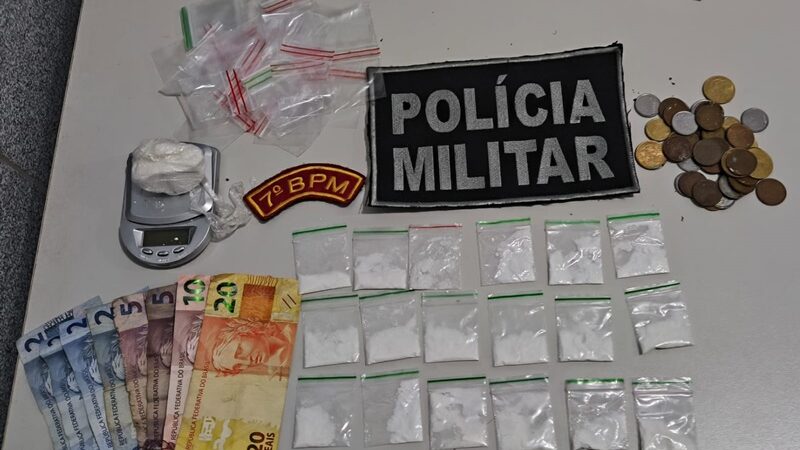 Polícia Militar prende homem por tráfico de drogas em Lagarto