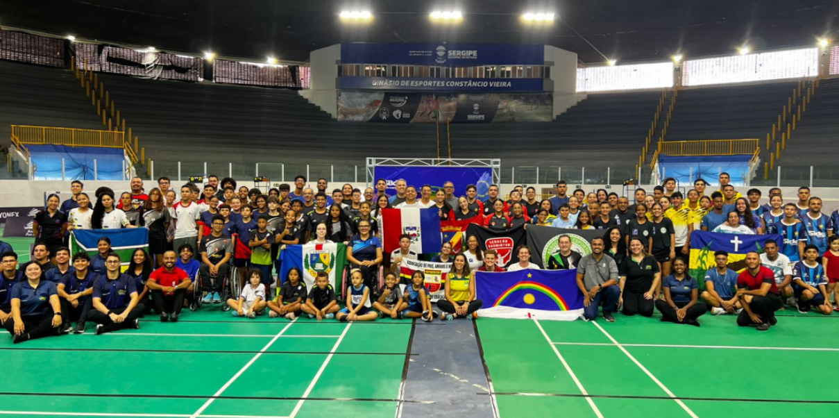 Sergipe se firma como referência no badminton e parabadminton com evento regional em Aracaju