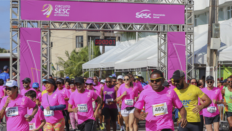 Corrida do Sesc em Aracaju une esporte e solidariedade; inscrições abrem dia 29