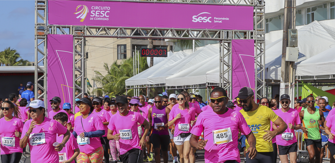 Corrida do Sesc em Aracaju une esporte e solidariedade; inscrições abrem dia 29