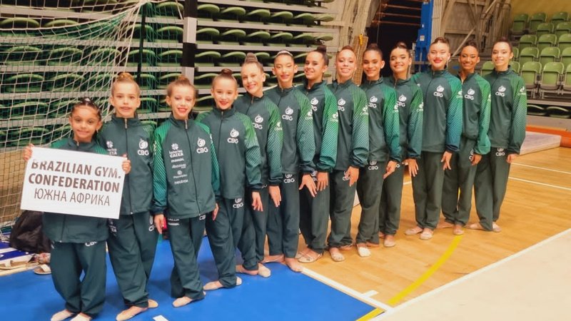 Ginastas sergipanas conquistam 32 medalhas em competição internacional na Bulgária