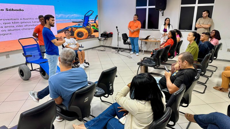 Projeto “Incluir Praiaju” oferece banho assistido para PCDs em Aracaju