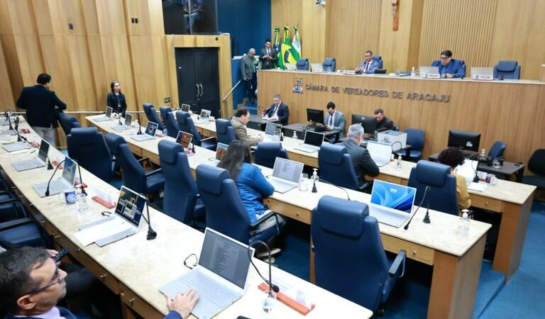 Sessões da Câmara Municipal de Aracaju serão retomadas na terça-feira, 5
