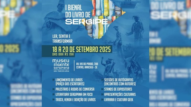 A 1ª Bienal do Livro de Sergipe: Uma celebração literária inédita em Aracaju