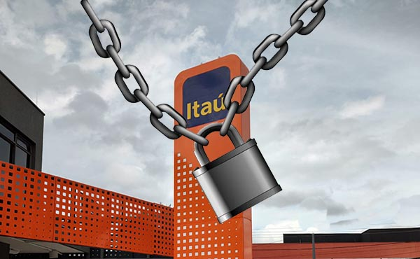 Banco Itaú anunciou o fechamento de 227 agências