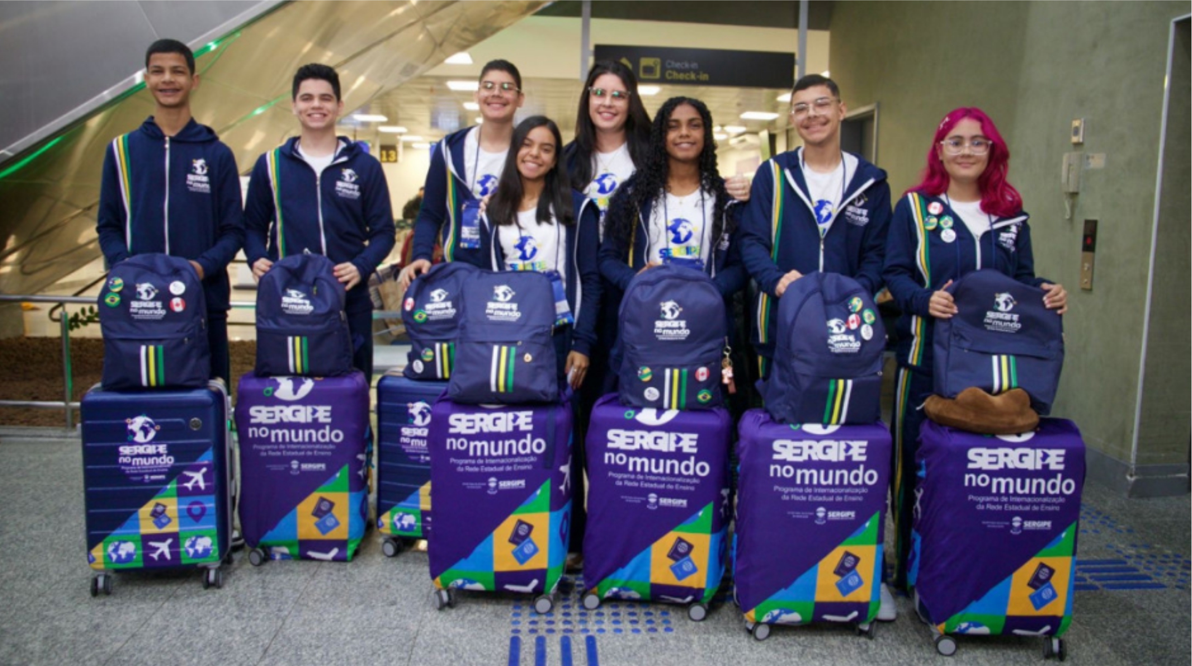 Intercambistas da segunda turma do ‘Sergipe no Mundo’ partiram em imersão para EUA e Canadá
