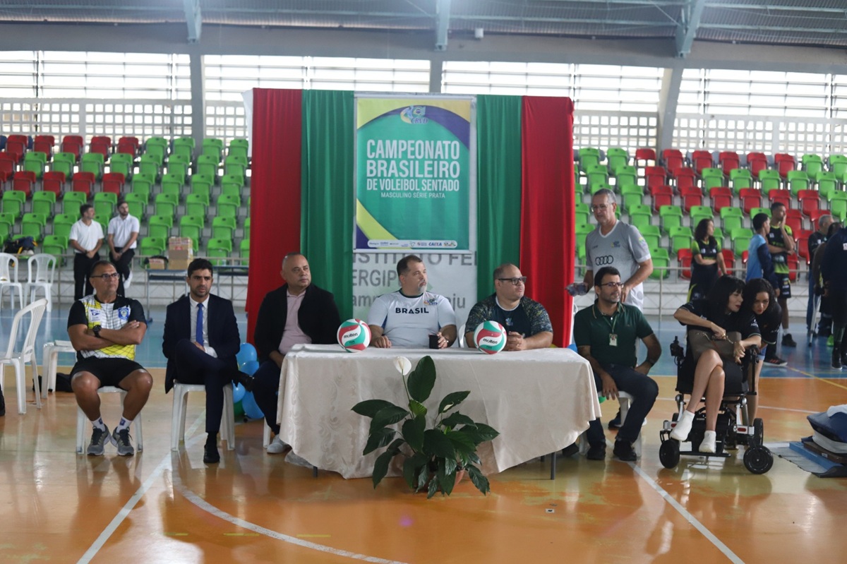 Campeonato Brasileiro de Vôlei Sentado Série Prata 2025 é aberto em Aracaju com grande celebração