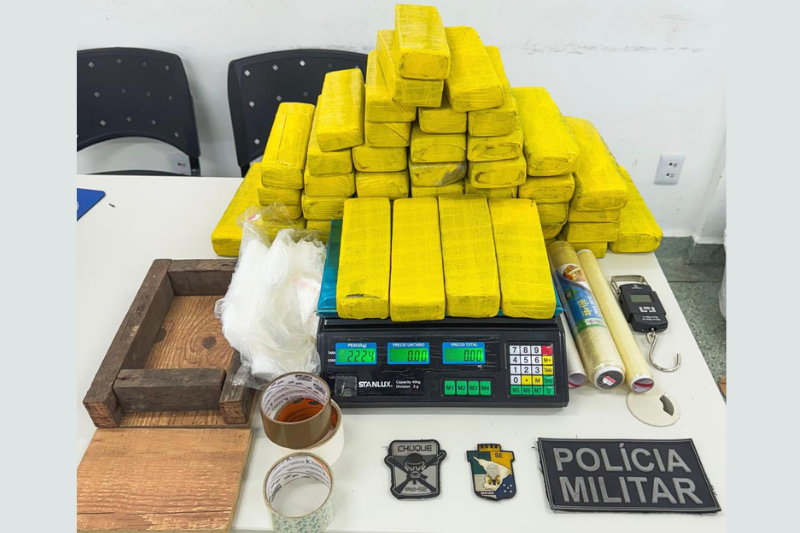 PMSE apreende mais de 35 kg de maconha em São Cristóvão